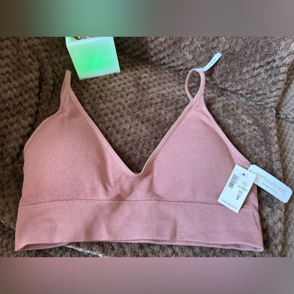 🤎AERO DWNTIME COZY SEAMLESS BRALETTE SIZE L NWT!🤎